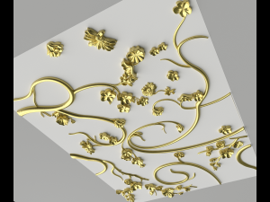 classic decor ornament v-13 Modelo 3D