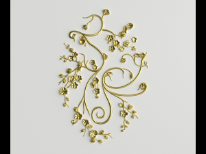 classic decor ornament v-14 3D 모델