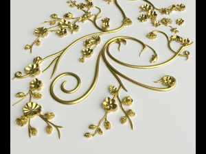 classic decor ornament v-14 3D 모델