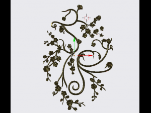 classic decor ornament v-14 3D 모델