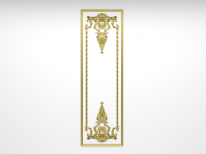plaster decorative frame 05 Modelo 3D