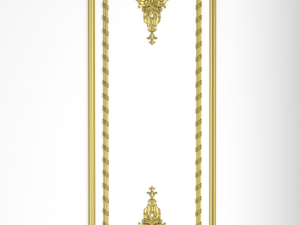 plaster decorative frame 05 Modelo 3D