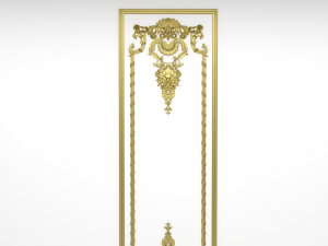 plaster decorative frame 05 Modelo 3D