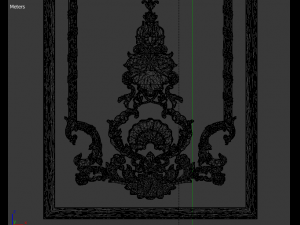 plaster decorative frame 05 Modelo 3D