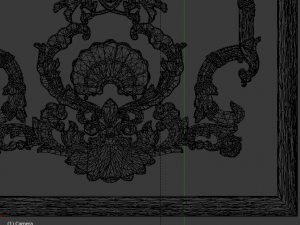plaster decorative frame 05 Modelo 3D