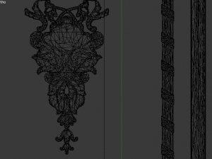 plaster decorative frame 05 Modelo 3D