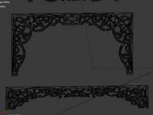 collection of curtain accessories 02 3D Model