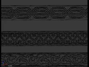 8 decorative onlays collection 3D Model