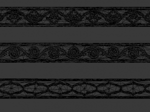 6 decorative onlays collection 3D-Modell