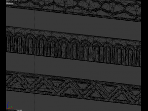 6 decorative onlays collection 3D-Modell