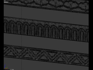 6 decorative onlays collection 3D Model
