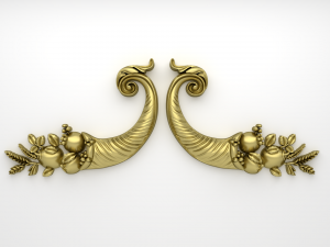 classic decor ornament v-15 Modelo 3D