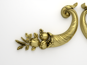 classic decor ornament v-15 3D Модель