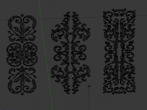 collection carved decor 01 Modello 3D