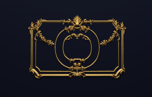 classic decor ornament v-16 Modèle 3D .c4d .max .obj .3ds .fbx .stl .blend 