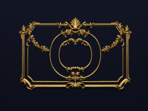 classic decor ornament v-16 3D Model