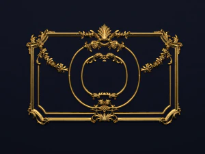 classic decor ornament v-16 3D Model