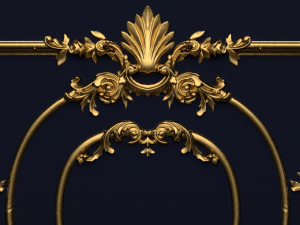 classic decor ornament v-16 Modèle 3D
