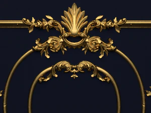 classic decor ornament v-16 3D Model