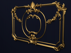 classic decor ornament v-16 Modèle 3D
