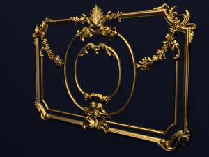 classic decor ornament v-16 3D Model