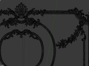 classic decor ornament v-16 3D Model