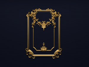 classic decor ornament v-17 3D मॉडल