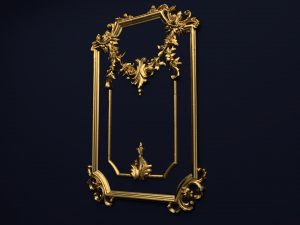 classic decor ornament v-17 3D मॉडल