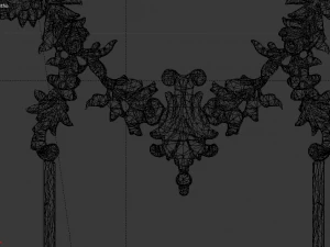classic decor ornament v-17 3D Model
