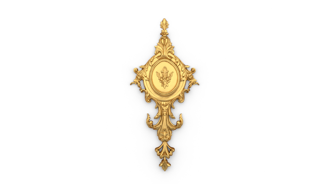 Classic decor ornament 07 3D-Druckmodell .c4d .max .obj .3ds .fbx .stl .blend 