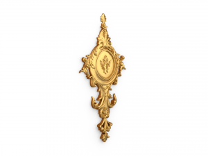 Classic decor ornament 07 3D-Druckmodell