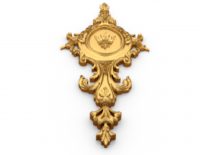 Classic decor ornament 07 3D-Druckmodell