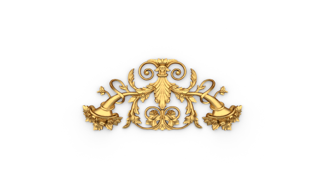 Classic decor ornament 10 3D 프린트 모델 .c4d .max .obj .3ds .fbx .stl .blend 