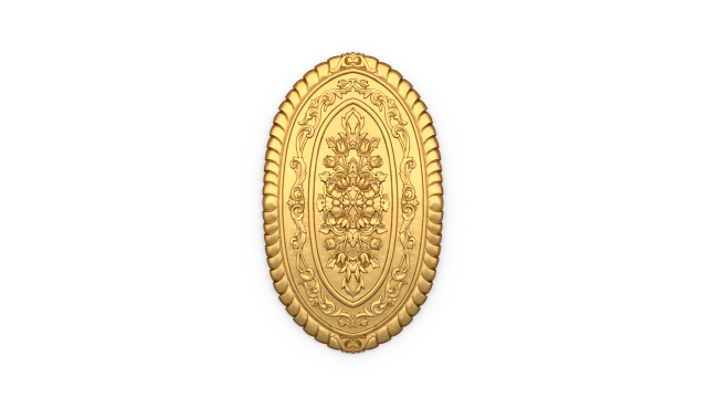 Classic decor ornament 20 3D Model .c4d .max .obj .3ds .fbx .stl .blend 