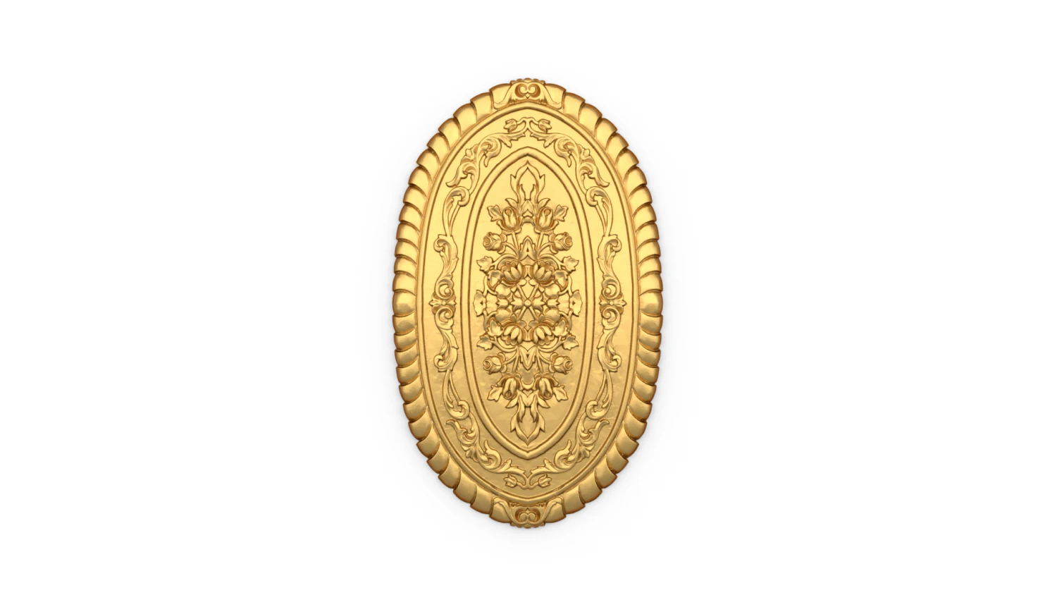 Classic decor ornament 20 3D Model .c4d .max .obj .3ds .fbx .stl .blend 