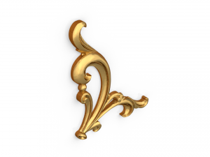 Classic decor ornament 23 3D-Modell