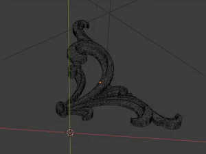 Classic decor ornament 23 3D Model