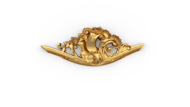 Classic decor ornament 26 3D Model .c4d .max .obj .3ds .fbx .stl .blend 