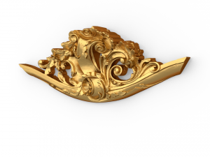 Classic decor ornament 26 3D Model
