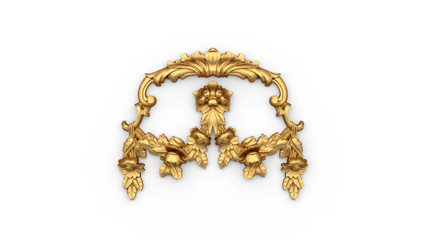 Classic decor ornament 30 3D Model .c4d .max .obj .3ds .fbx .stl .blend 