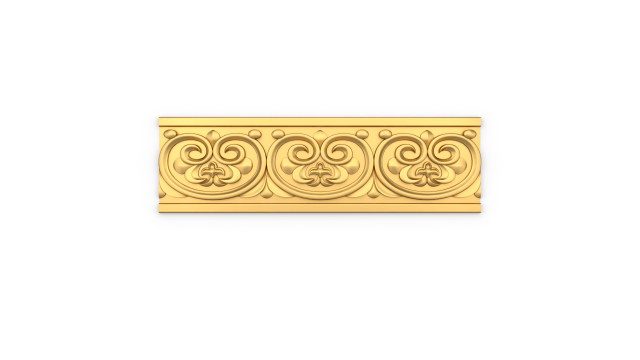 Classic decor ornament 33 3D Model .c4d .max .obj .3ds .fbx .stl .blend 