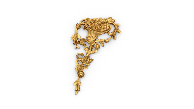 Classic decor ornament 34 3D Model .c4d .max .obj .3ds .fbx .stl .blend 
