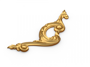 Classic decor ornament 35 3D Model