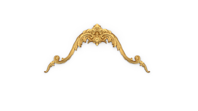 Classic decor ornament 36 3D Model .c4d .max .obj .3ds .fbx .stl .blend 