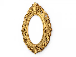 Classic mirror frame 01 3D Print Model