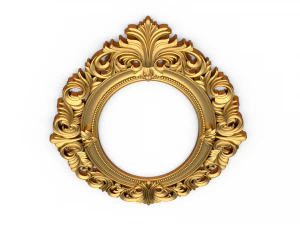 Classic mirror frame 01 3D Print Model
