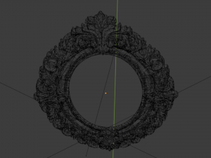 Classic mirror frame 01 3D 프린트 모델