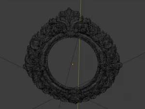 Classic mirror frame 01 3D Print Model
