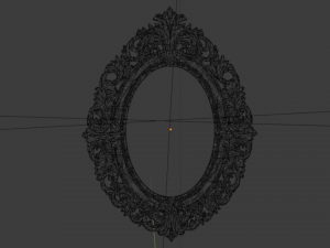 Classic mirror frame 01 3D 프린트 모델