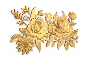 3D decor set ornament 01 3D-Druckmodell